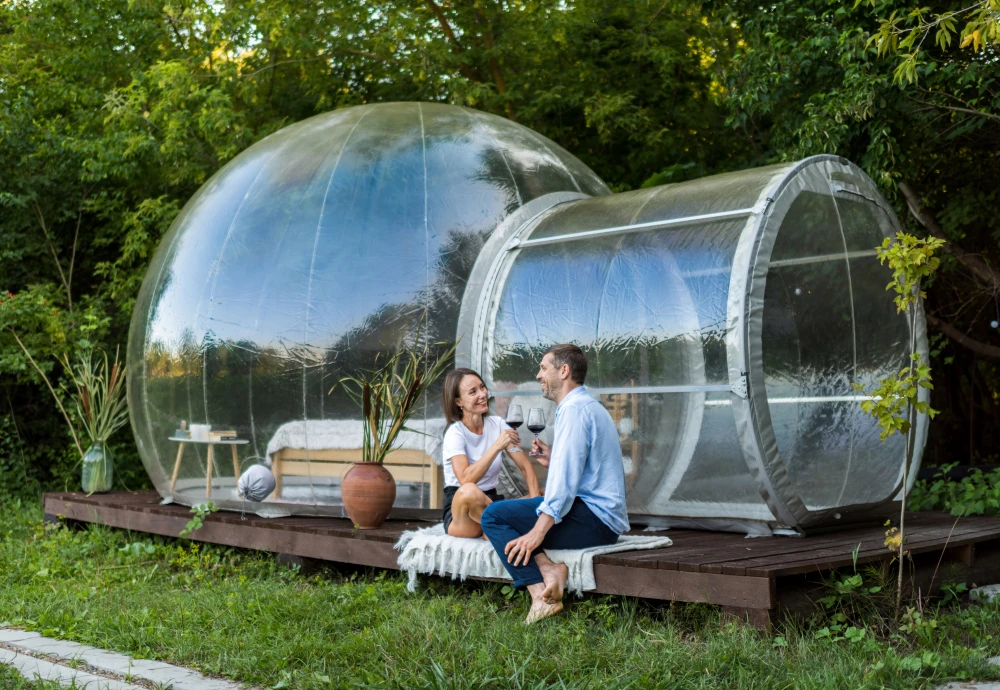 inflatable bubble tent transparent